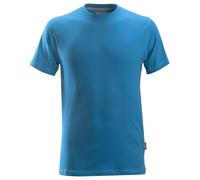 Snickers Camiseta clásica de algodón azul océano M