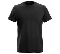 Snickers Camiseta clásica de algodón negra L