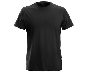 Snickers Camiseta clásica de algodón negra M