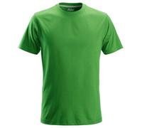 Snickers Camiseta clásica de algodón verde manzana M