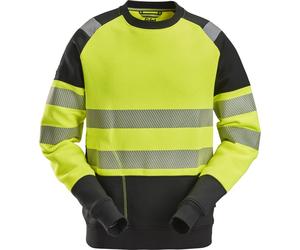 Snickers Camiseta de alta visibilidad, sudadera, clase 2 alta visibilidad amarillo/negro L