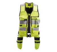 Snickers Chaleco AllroundWork Hi-Vis para herramientas, clase 1, EN 20471 HV amarillo-negro L