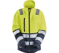 Snickers Chaqueta de seguridad de alta visibilidad para mujer High-Vis Coloritsjacket wit Ziprschluss, cl. 2 High-Vis Yellow/Navy M