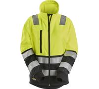 Snickers Chaqueta de seguridad de alta visibilidad para mujer High-vis Women's colouritsjacke mit Ziprschluss, Kl. 2 High-vis Yellow/Black M