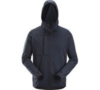Snickers Chaqueta polar AllroundWork, chaqueta polar con capucha y cremalleraitrs azul marino XXL