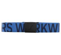 Snickers Cinturón SWW Logo Azul-Negro Einheitsgröße