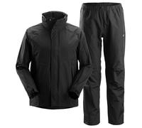 Snickers Conjunto impermeable de trabajoitpantalón y trabajoitchaqueta, EN 343 Negro XXL