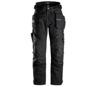 Snickers FlexiWork GORE-TEX 37.5® impermeable aislante del calor de trabajoitpantalones w. bolsillos tipo funda, EN 14404, 343 Negro M/LONG