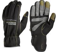 Snickers Guantes Workwear Weather Flex Dry negros 9