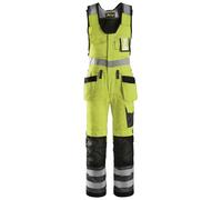 Snickers Hi-Vis combi-armaduraitshose w. bolsillos tipo funda, cl. 2, EN 14404, 20471 HV-amarillo-antracitait 150