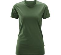 Snickers Ladies Arbeitsshirt Camiseta de mujer verde bosque XS