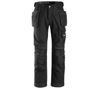 Snickers Pantalón corto de trabajo de algodón confortit, EN 14404 Negro 56