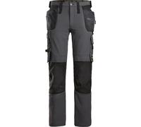 Snickers Ropa de trabajo AllroundWork Pantalones elásticosrs HP Gris acero/negro 50