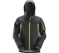 Snickers Ropa de trabajo FlexiWork Chaqueta softshell stretch impermeable negra Chaqueta Workitnegra 3XL