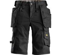 Snickers Ropa de trabajo Mujer AllroundWork Pantalones cortos elásticos HP negro 42