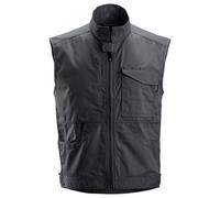 Snickers Service Arbeitchaleco gris acero XL