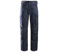 Snickers Service Arbeitshose w. KneeGuard®, EN 14404 Azul marino 56