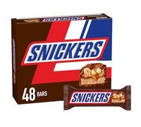 SNICKERS Singles Size Chocolate Candy Bars 1.86-Ounce Bar 48-Count Box