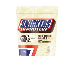 Snickers Snicker White Protein Powder (875g) Chocolate blanco, caramelo y cacahuete - Proteínas - Concentrado de proteína de suero