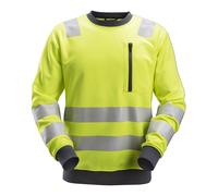 Snickers Sudadera AllroundWork Hi-Vis, clase 2/3, EN 20471 High-Vis Amarillo 3XL