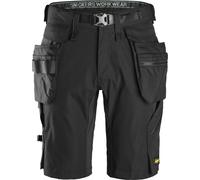 Snickers trabajo cortoitpantalones cortos FlexiWork pantalones cortos wit bolsillos desmontables funda negro 48