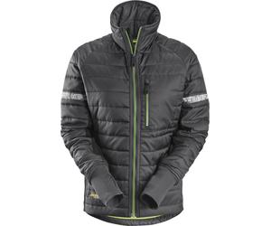 Snickers Trabajo de las mujeresits chaqueta AllroundWork 37.5® aislante chaqueta de las mujeres gris acero / negro L