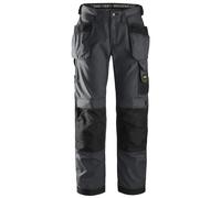 Snickers Trabajo Rip-stopitshose w. Bolsillos tipo funda, EN 14404 acero gris-negro 100