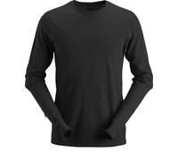 Snickers Vestuario Laboral AllroundWork Camiseta de lana de manga larga negra XXL