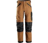 Snickers Vestuario Laboral AllroundWork Canvas+ Stretch Arbeitshose marrón/negro 56