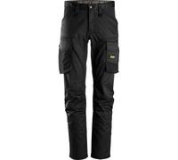 Snickers Vestuario Laboral AllroundWork pantalón de trabajo elásticoitsin rodilleras negro 148