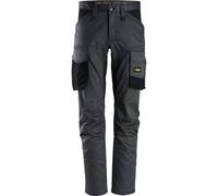 Snickers Vestuario Laboral AllroundWork stretch workitpantalón sin rodilleras gris acero/negro 62