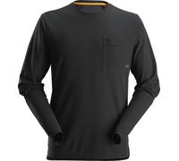 Snickers Vestuario Laboral Camiseta de manga larga AllroundWork 37.5® negra XXL