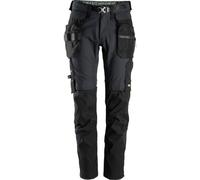 Snickers Vestuario Laboral FlexiWork Workitpantalón cit bolsillos desmontables funda gris acero/negro 196