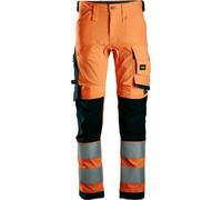 Snickers Vestuario Laboral High-Vis Stretch Arbeitpantalones Clase 2 High-Vis Naranja/Negro 46