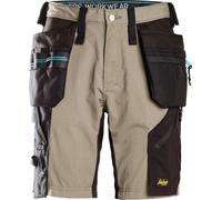 Snickers Vestuario Laboral LiteWork 37.5® Arbeitsshorts wit Bolsillos tipo funda Caqui/negro 44