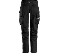 Snickers Vestuario Laboral Mujer AllroundWork Stretch Workitpantalones sin rodilleras Negro 40