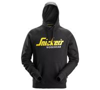 Snickers Workwear 2899 - Sudadera con capucha y logotipo clásico, color negro, Negro, L