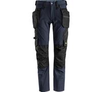 Snickers Workwear Pantalon + Bolsillos flotantes Desmontables LiteWork Azul Marino-Negro Talla 052, No Aplica, Unisex Adulto