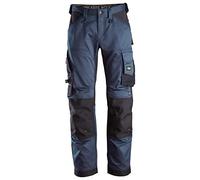 Snickers Workwear Pantalon Elastico Ajuste Holgado AllroundWork Azul Marino-Negro Talla 052