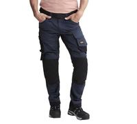 Snickers Workwear Pantalones elásticos AllroundWork Azul Marino-Negro Talla 56, No Aplica, Unisex Adulto