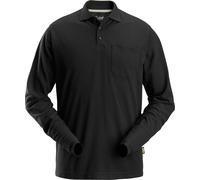 Snickers Workwear polo de manga larga negro L