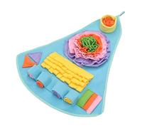 Sniffing Mat Pad for Dogs, Spaceship Design Educational Food Hiding Puzzle Toy, 66 x 54 cm, 25,98 x 21,26 pulgadas, Mood Improvement and Mental Stimulation Play Mat, 240 g