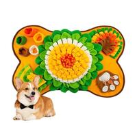 Sniffing Mat - Polyester Fiber, Puzzle Toy, Non-Slip Foraging Design | Washable Portable Enrichment Mat, Pet Activity Mať For Dogs, Cats, Indoor Play, Training, Travel Use