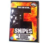 Snipes Triple: THE MARKSMAN / 7 SECONDS / UNSTOPPABLE [Reino Unido] [DVD]