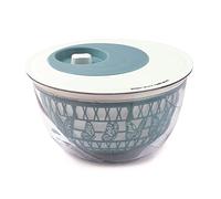 Snips Centrífugadora de Lechuga Madame Butterfly - Escurridor de Ensalada y Verduras | 4 litros | 27 x 27 x 15 cm | Made in Italy, Azul, 4 LT