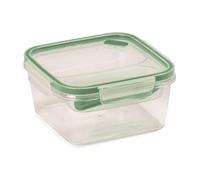 Snips, Fiambrera cuadrada 1.40 LT, Contenedor en Tritan Renew, Envase para Alimentos en Plástico reciclado, Lunch box 18 x 18 x 17.50 cm, Made in Italy, 0% libre de BPA y ftalatos