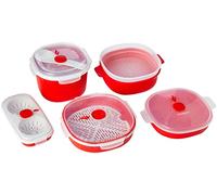 Snips Tempo Zero-Caja de Regalo (5 Piezas), Polipropileno Policarbonato, Rojo, 5pc Set