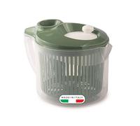 Snips Lavadora Secadora - Wash & Dry Salad | 3 litros | 19,5 x 26,5 x 19 cm| Green & White | Made in Italy, Verde, 3 LT