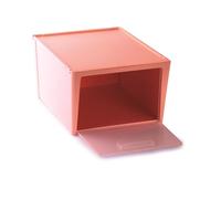 Snips, Yoga, Caja de Almacenamiento, 15 LT, Caja Organizadora Rosa, 37 x 27.7 x 33 cm, Apertura Frontal, Made in Italy