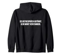#snirt camiseta autoconversación autodirigida. No se entiende una palabra Sudadera con Capucha